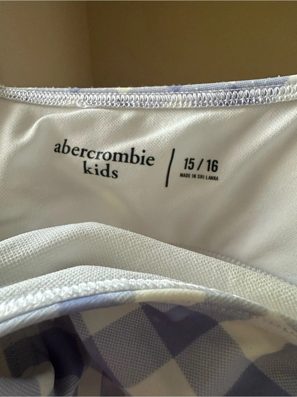 abercrombie kids gingham one